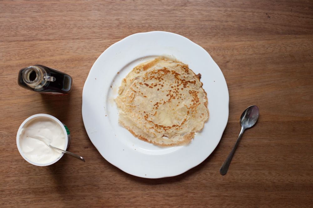 Poires au Chocolat Erin's Golden Millet Crêpes
